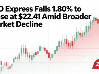 ZTO Express Falls 1.80% to Close at $22.41 Amid Broader Market Decline