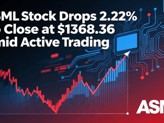 ASML Stock Drops 2.22% to Close at $1368.36 Amid Active Trading