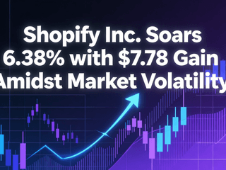 Shopify Inc. Soars 6.38% with $7.78 Gain Amidst Market Volatility
