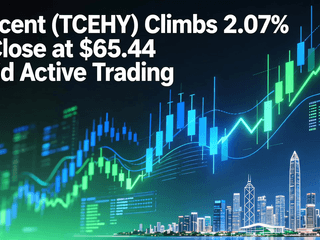 Tencent (TCEHY) Climbs 2.07% to Close at $65.44 Amid Active Trading