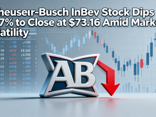 Anheuser-Busch InBev Stock Dips 0.67% to Close at $73.16 Amid Market Volatility