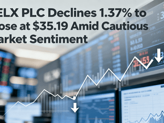 RELX PLC Declines 1.37% to Close at $35.19 Amid Cautious Market Sentiment