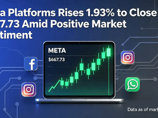 Meta Platforms Rises 1.93% to Close at $667.73 Amid Positive Market Sentiment