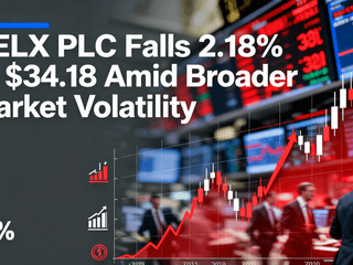 RELX PLC Falls 2.18% to $34.18 Amid Broader Market Volatility
