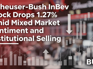 Anheuser-Busch InBev Stock Drops 1.27% Amid Mixed Market Sentiment and Institutional Selling