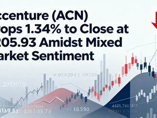 Accenture (ACN) Drops 1.34% to Close at $205.93 Amidst Mixed Market Sentiment