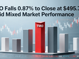 TMO Falls 0.87% to Close at $495.72 Amid Mixed Market Performance