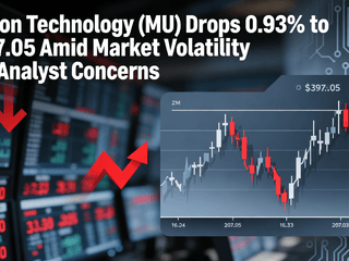 Micron Technology (MU) Drops 0.93% to $397.05 Amid Market Volatility and Analyst Concerns