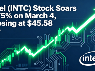 Intel (INTC) Stock Soars 5.75% on March 4, Closing at $45.58