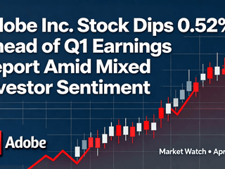 Adobe Inc. Stock Dips 0.52% Ahead of Q1 Earnings Report Amid Mixed Investor Sentiment