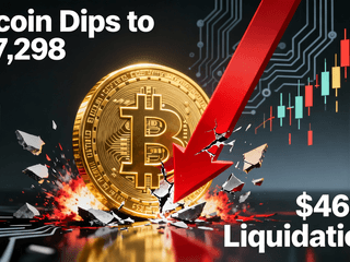 Bitcoin Dips to $67,298 After Hitting $68,085 Amid $468M Liquidations