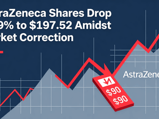 AstraZeneca Shares Drop 1.99% to $197.52 Amidst Market Correction