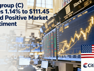 Citigroup (C) Rises 1.14% to $111.45 Amid Positive Market Sentiment