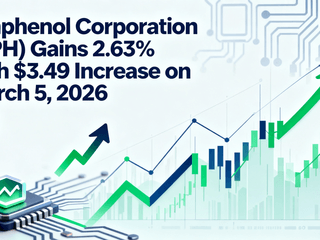 Amphenol Corporation (APH) Gains 2.63% with $3.49 Increase on March 5, 2026