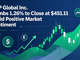 S&P Global Inc. Climbs 1.26% to Close at $451.11 Amid Positive Market Sentiment