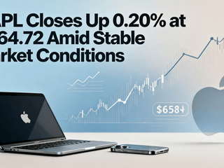 AAPL Closes Up 0.20% at $264.72 Amid Stable Market Conditions