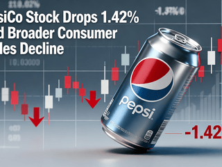 PepsiCo Stock Drops 1.42% Amid Broader Consumer Staples Decline