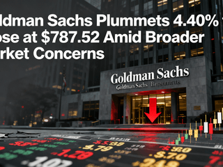 Goldman Sachs Plummets 4.40% to Close at $787.52 Amid Broader Market Concerns