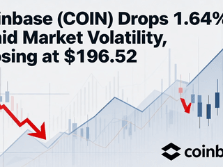 Coinbase (COIN) Drops 1.64% Amid Market Volatility, Closing at $196.52
