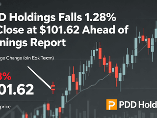PDD Holdings Falls 1.28% to Close at $101.62 Ahead of Earnings Report