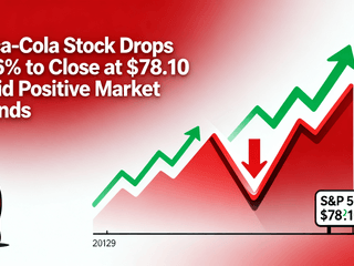 Coca-Cola Stock Drops 1.56% to Close at $78.10 Amid Positive Market Trends