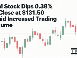 IBM Stock Dips 0.38% to Close at $131.50 Amid Increased Trading Volume