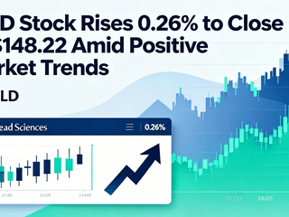 GILD Stock Rises 0.26% to Close at $148.22 Amid Positive Market Trends