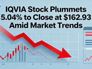 IQVIA Stock Plummets 5.04% to Close at $162.93 Amid Market Trends