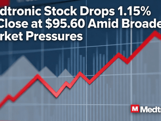 Medtronic Stock Drops 1.15% to Close at $95.60 Amid Broader Market Pressures