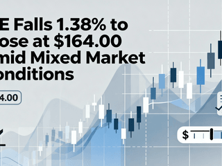 ICE Falls 1.38% to Close at $164.00 Amid Mixed Market Conditions