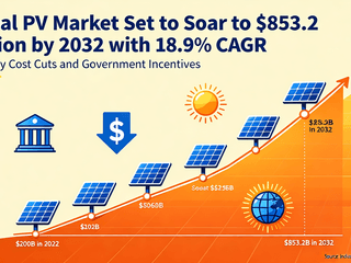 Global PV Market Set to Soar to $853.2 Billion by 2032 with 18.9% CAGR Driven by Cost Cuts and Government Incentives