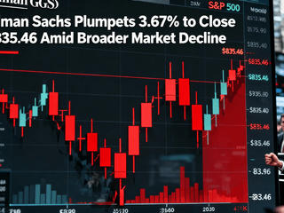 Goldman Sachs Plummets 3.67% to Close at $835.46 Amid Broader Market Decline