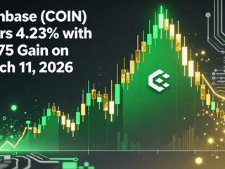 Coinbase (COIN) Soars 4.23% with $7.75 Gain on March 11, 2026