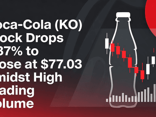 Coca-Cola (KO) Stock Drops 1.37% to Close at $77.03 Amidst High Trading Volume