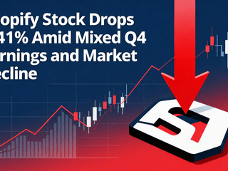 Shopify Stock Drops 3.41% Amid Mixed Q4 Earnings and Market Decline