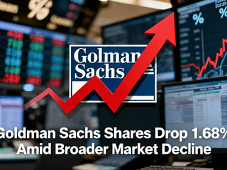 Goldman Sachs Shares Drop 1.68% Amid Broader Market Decline