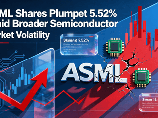 ASML Shares Plummet 5.52% Amid Broader Semiconductor Market Volatility