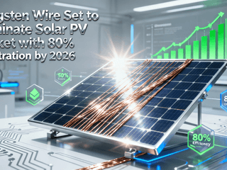 Tungsten Wire Set to Dominate Solar PV Market with 80% Penetration by 2026