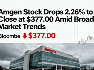 Amgen Stock Drops 2.26% to Close at $377.00 Amid Broader Market Trends