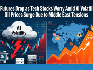 US Futures Drop as Tech Stocks Worry Amid AI Volatility; Oil Prices Surge Due to Middle East Tensions