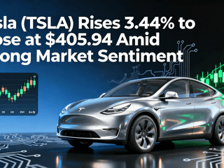 Tesla (TSLA) Rises 3.44% to Close at $405.94 Amid Strong Market Sentiment