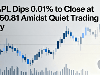AAPL Dips 0.01% to Close at $260.81 Amidst Quiet Trading Day