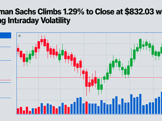 Goldman Sachs Climbs 1.29% to Close at $832.03 with Strong Intraday Volatility