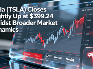 Tesla (TSLA) Closes Slightly Up at $399.24 Amidst Broader Market Dynamics