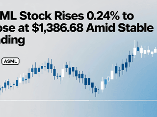 ASML Stock Rises 0.24% to Close at $1,386.68 Amid Stable Trading