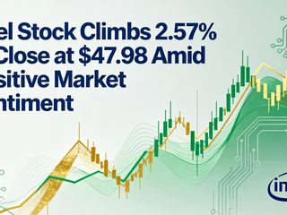 Intel Stock Climbs 2.57% to Close at $47.98 Amid Positive Market Sentiment