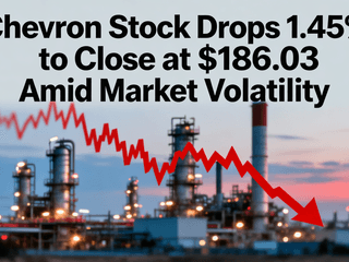 Chevron Stock Drops 1.45% to Close at $186.03 Amid Market Volatility