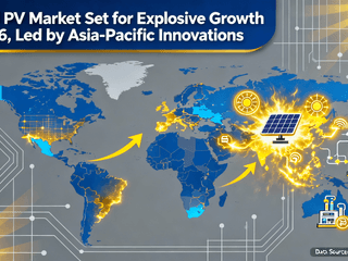 Global PV Market Set for Explosive Growth in 2026, Led by Asia-Pacific Innovations