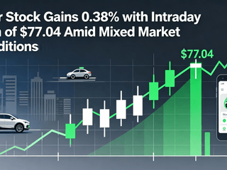 Uber Stock Gains 0.38% with Intraday High of $77.04 Amid Mixed Market Conditions