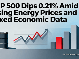 S&P 500 Dips 0.21% Amid Rising Energy Prices and Mixed Economic Data